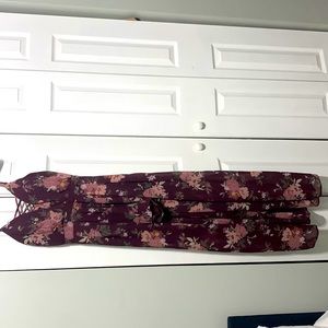 High low maxi dress with romper. Good conditions